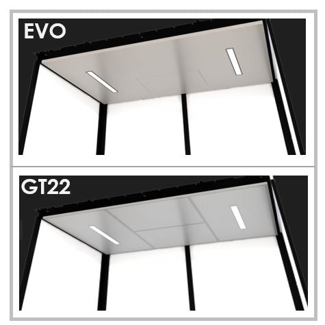 Suspended Ceiling  /  2 LINEAR Recessed LED Pod Lights