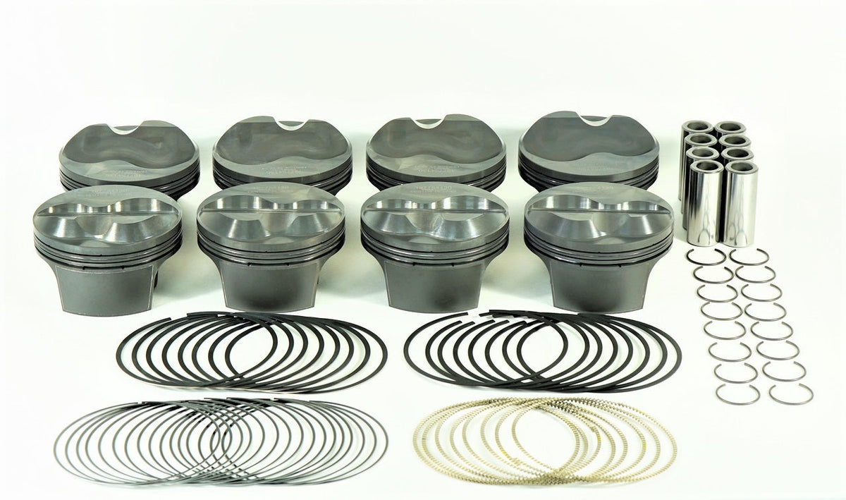 MAHLE PISTONS SBC Dome Powerpak Piston Set 4.030 Bore +12cc 197754130