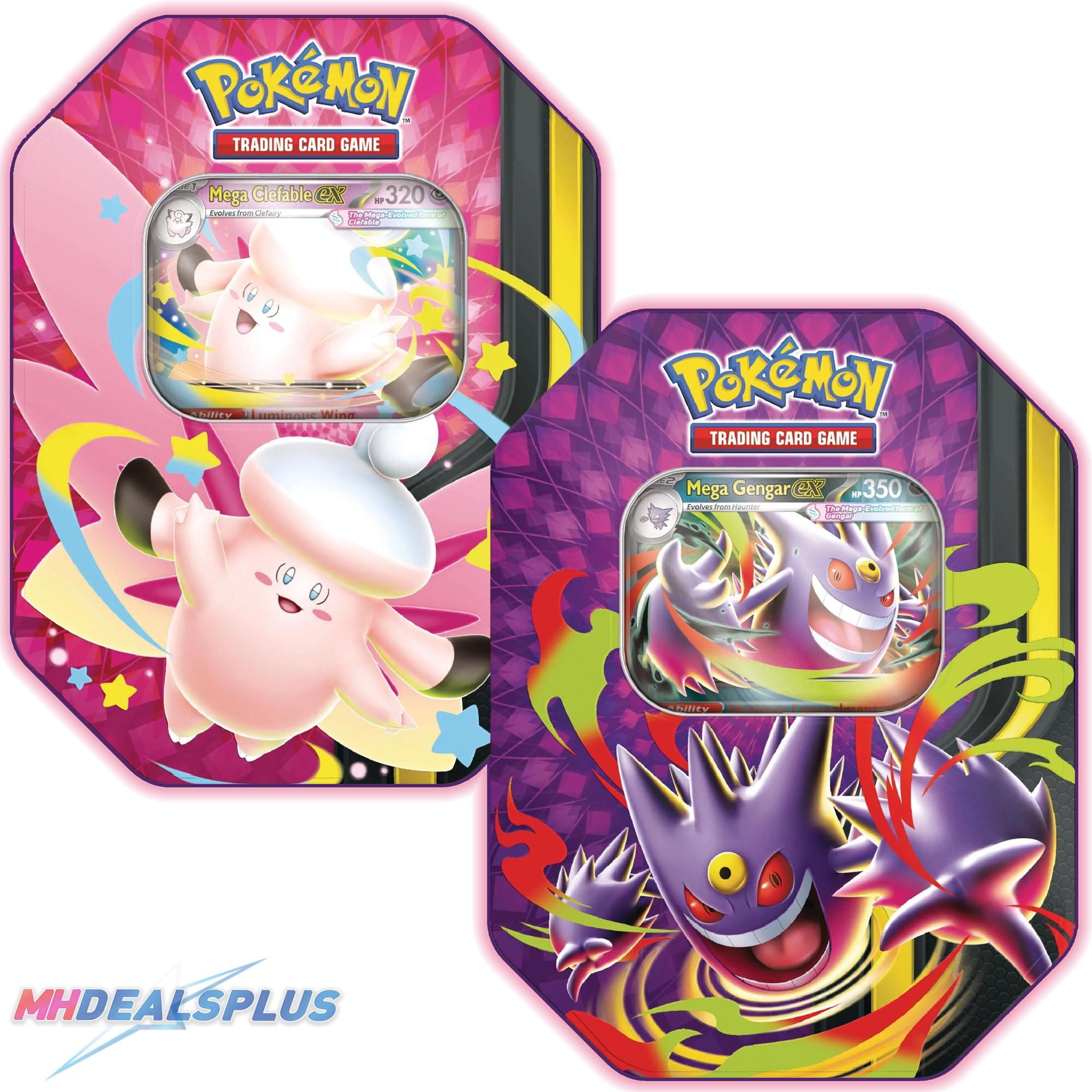 Pokemon Mega Moonlit Tin Set of 2
