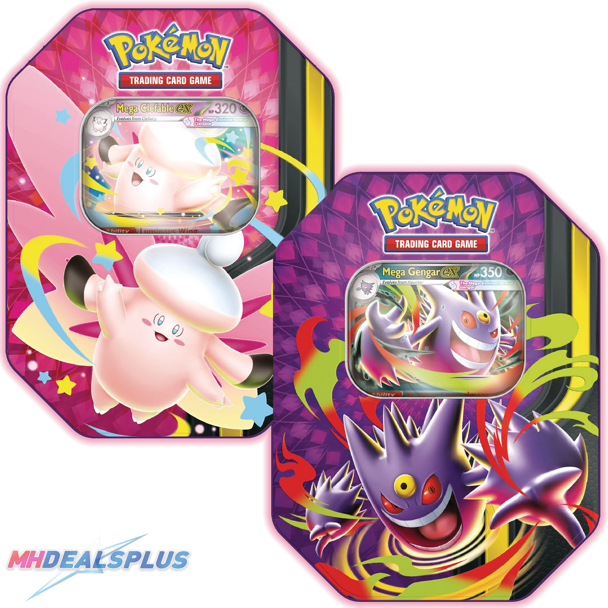 Pokemon Mega Moonlit Tin Set of 2