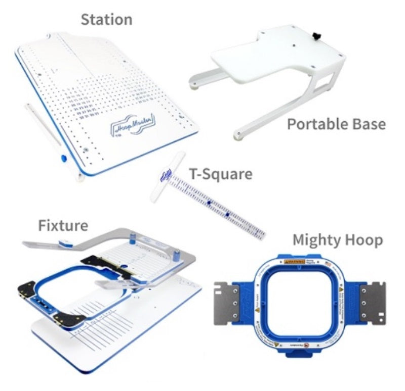 Mighty Hoop MH-PR-55-KIT for Brother PR Station, FreeStyle Base, T-Square 5.5-inch Fixture, 5.5' Hoop.