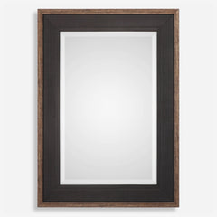 Uttermost Staveley Rustic Black Mirror