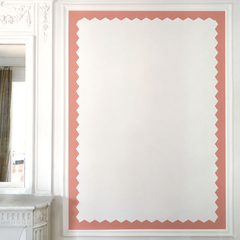 BORDURE CRANTÉE rose