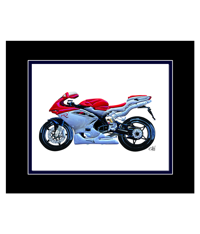 MV Agusta Modern Motorcycle | 8x10 Art Photo by Gav Barbey