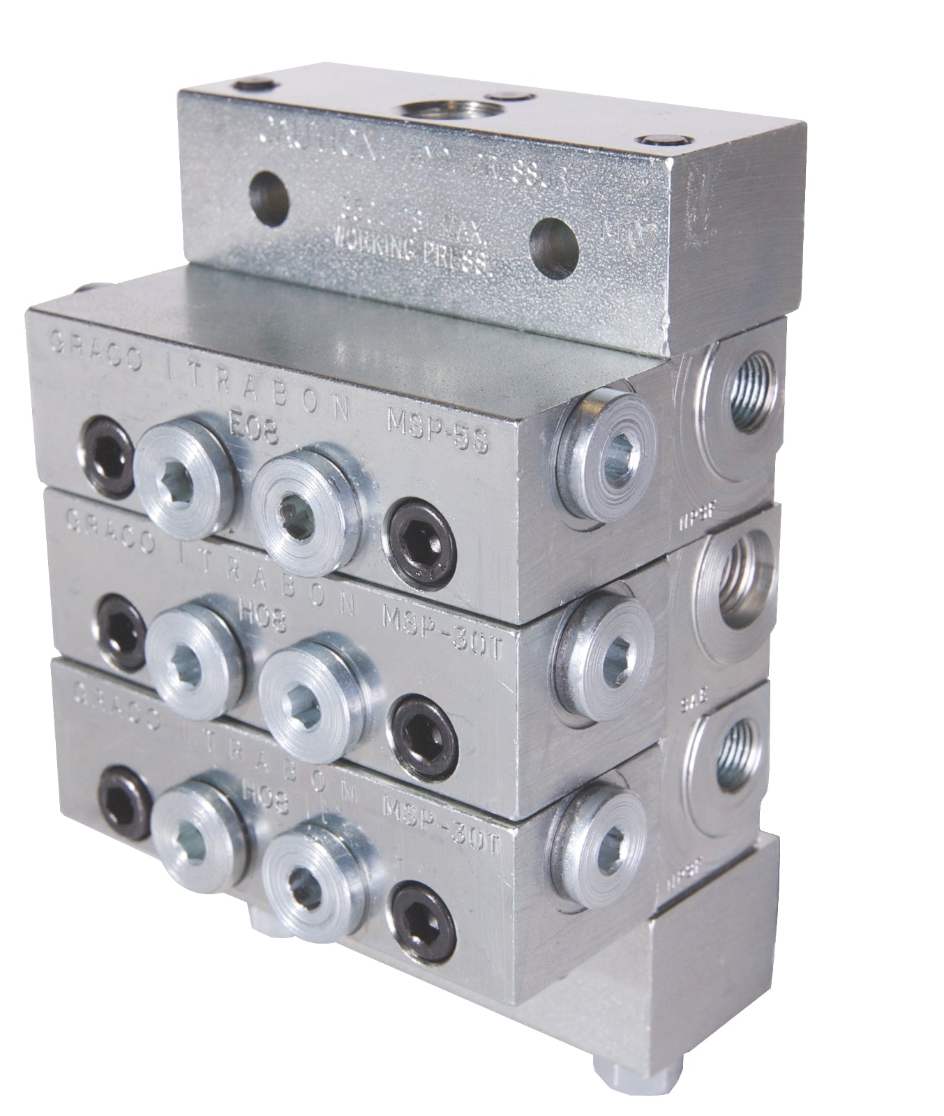 Graco Trabon® MSP Modular Divider Valve - MSP-40S - 1.31 cm³ (0.080 in³)