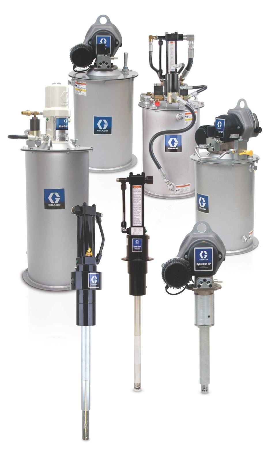 Graco Electric Dyna-Star® HP 24 VDC, Stand Alone Pump for 35 or 60 lb (16 or 27 kg) Reservoir