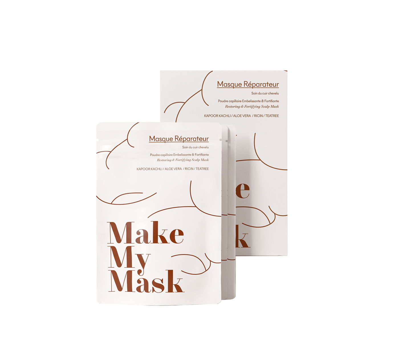 MakeMyMask - Maska do skóry głowy - regenerująca i odbudowująca Make My Mask