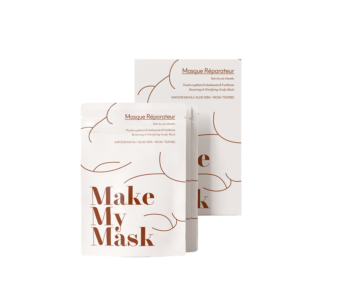 MakeMyMask - Maska do skóry głowy - regenerująca i odbudowująca Make My Mask