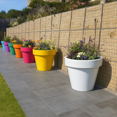 The Biggie extra large plant pot available in 16 colours — frost-proof shatterproof outdoor planter, Made in the UK