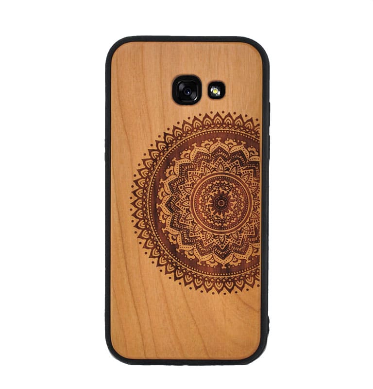 Kirschholz Handyhülle Samsung Galaxy A5 2017 - Lebensblume