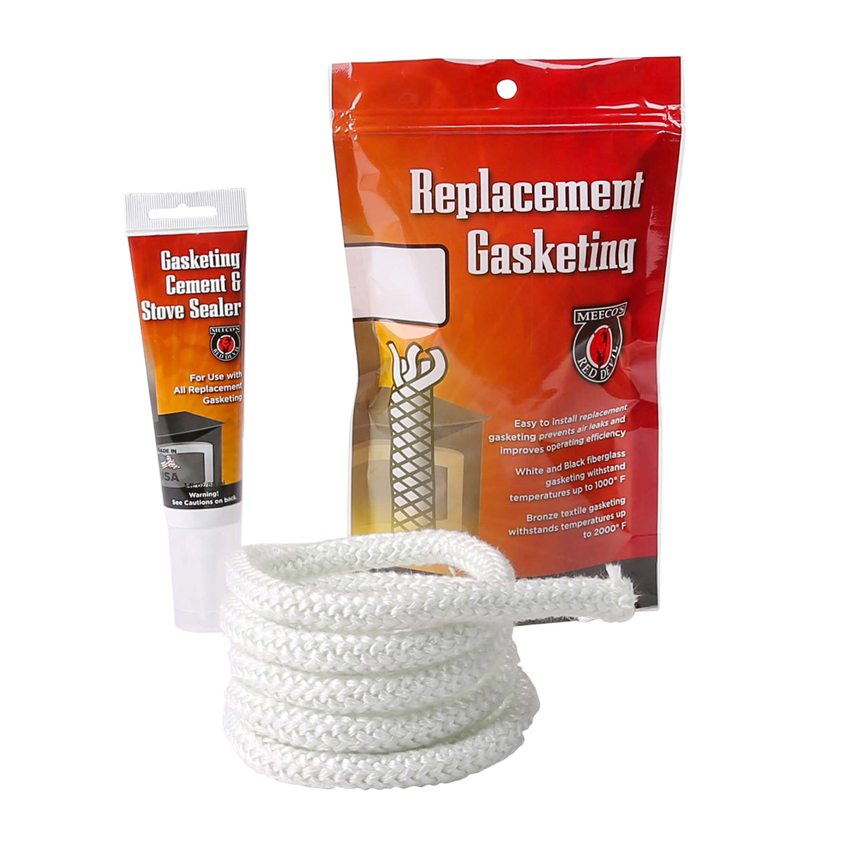 Meeco ME207BK 0.44" x 6' Medium Density Bronze Gasketing Pre-Cut Rope