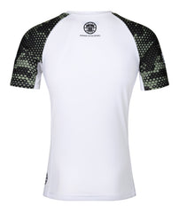 Renegade Rash Guard - White & Green