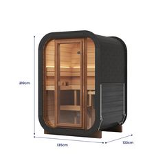 PlusLife Outdoor Mini Traditional Sauna 2.0