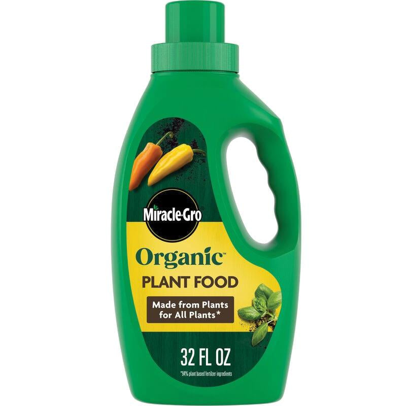 Miracle-Gro® Organic™ 3035806 Plant Food, Liquid, Brown, 39 oz, Bottle