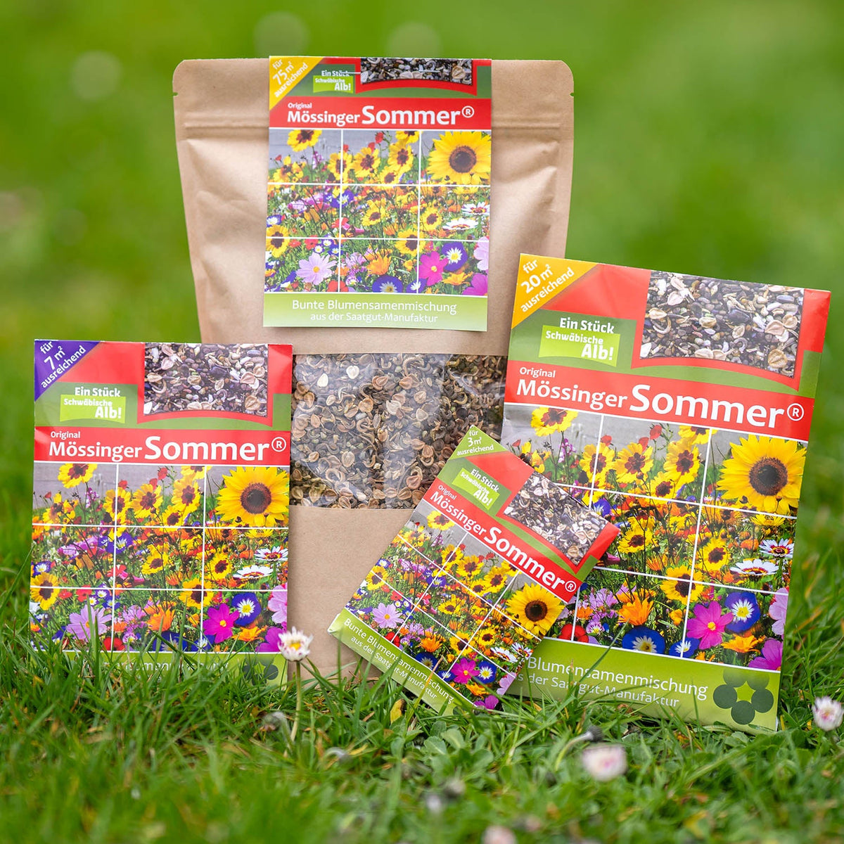 Blumensamen "Mössinger Sommer" in verschiedenen Packungsgrößen