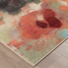 Mohawk Home Colorful Abstract Floral Garden Area Soft Rug