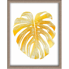 Monstera Leaf Foiled Print Posters, Prints, & Visual Artwork JoyousJoyfulJoyness