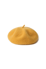 Multi-colored Merino Wool French Beret Hat Fibflx