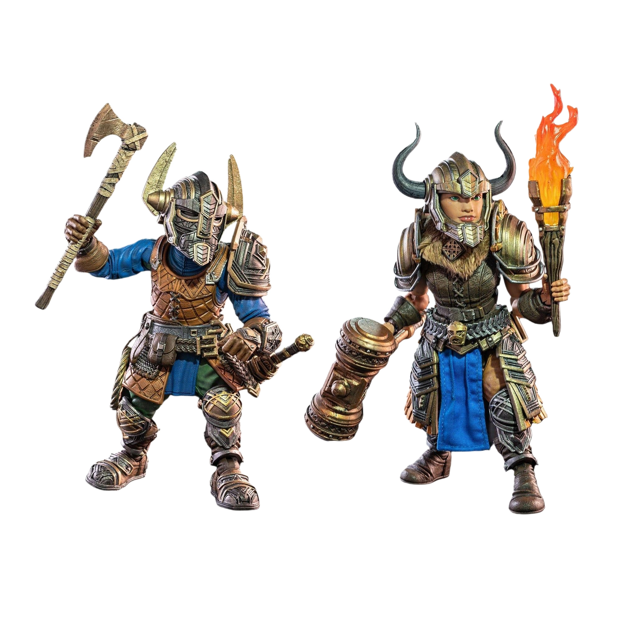 Mythic Legions: Rising Sons Action Figurees 2-Pack Exiles From Under the Mountain 15 cm - Four Horsemen Toy Design Action Figures