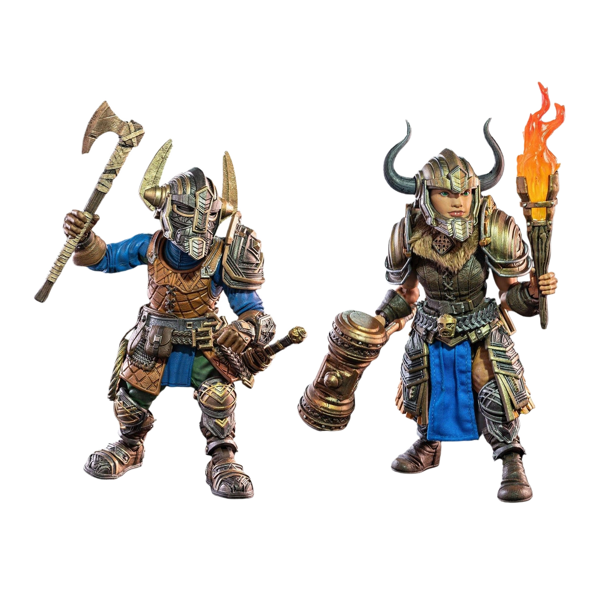 Mythic Legions: Rising Sons Action Figurees 2-Pack Exiles From Under the Mountain 15 cm - Four Horsemen Toy Design Action Figures