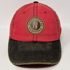 Nebraska Cornhuskers Dad Hat Baseball Cap UNL University Huskers Strapback Red