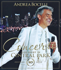 Andrea Bocelli - CONCERTO: ONE NIGHT IN CENTRAL PARK 10TH ANNIVERSARY (BLU-RAY)