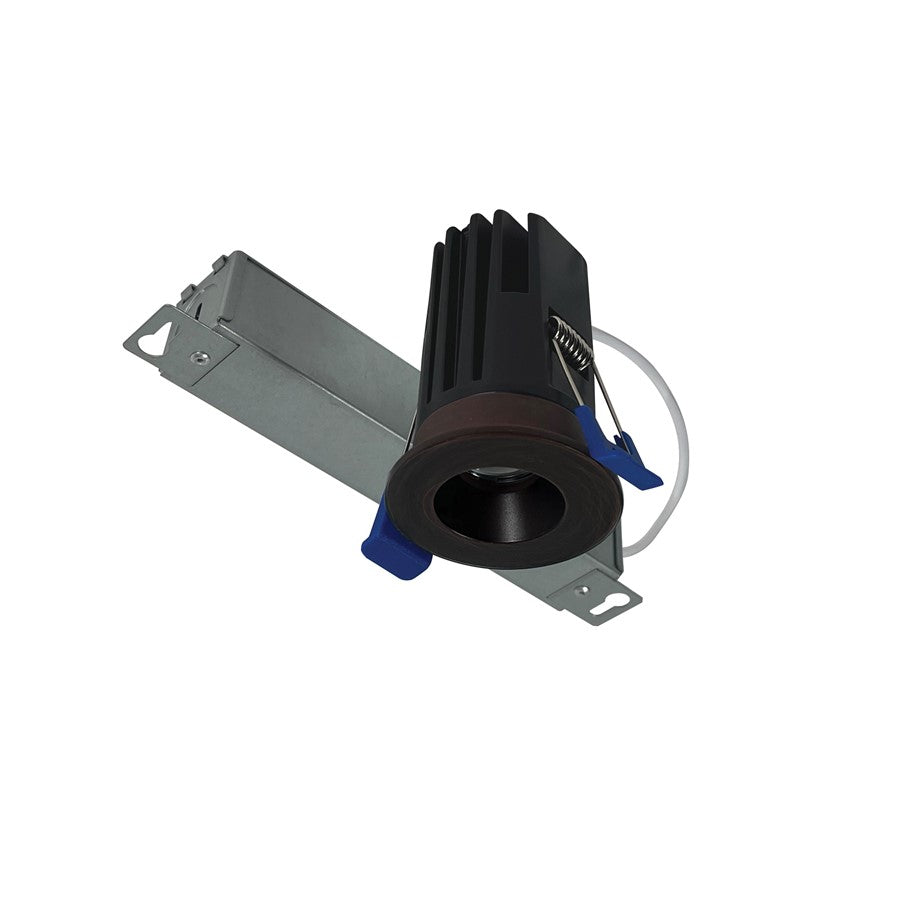 Nora Lighting 1" M1+ Round LED Downlight, 600Lm/9W/3000K, BZ - NM1-PRDCL130BZ