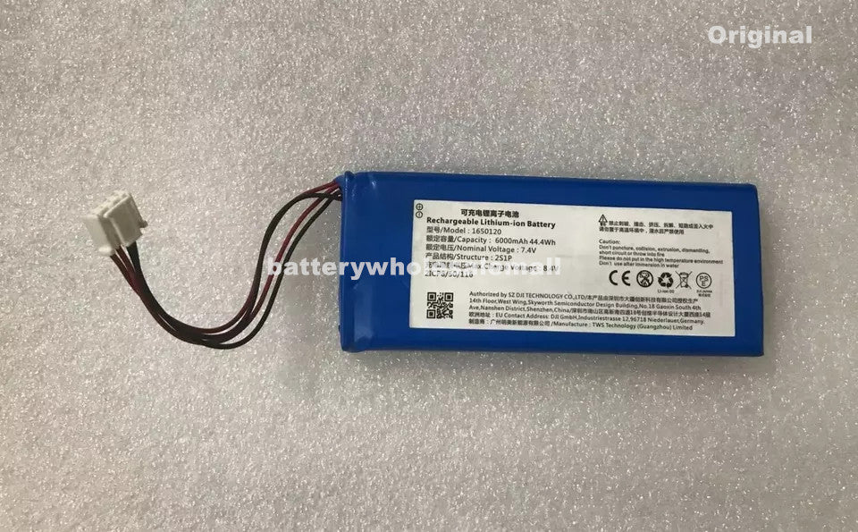 New Original 6000mAh Replacement Battery 1650120 For DJI FANTOM MG-1 PART68 MG-1S MG-1A 3adv