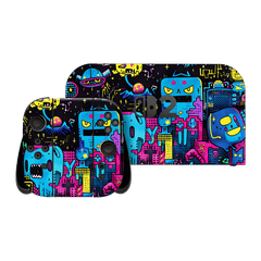 Nintendo Switch 2 Print Printed Custom SIGNATURE Arcade Rave Gaming Gamer Pixel Skin Wrap Sticker Decal Cover Protector by QSKINZ | QSKINZ.COM