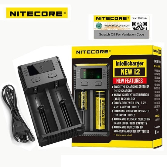 Nitecore New i2 | Cargador de Baterías Inteligente