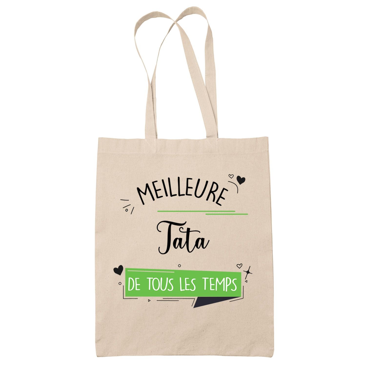 Tote Bag Meilleure Tata de tous les temps - Planetee