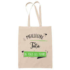 Tote Bag Meilleure Tata de tous les temps - Planetee