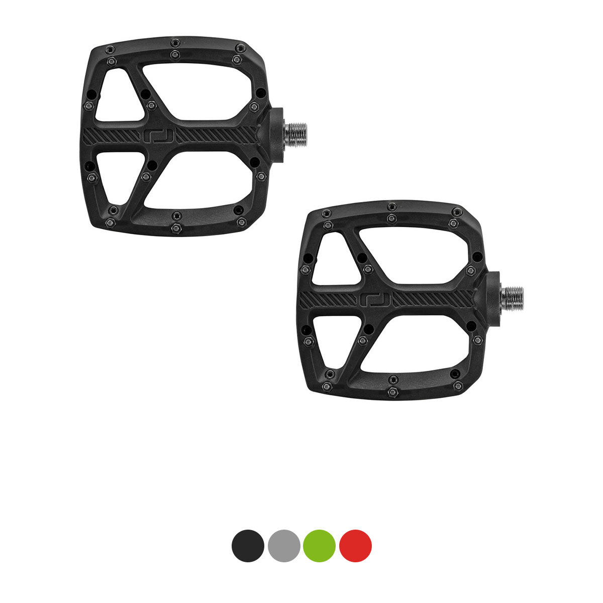 ONOFF RESIN MTB PEDALS (Gray / Black / Red / Green) - ZEITBIKE