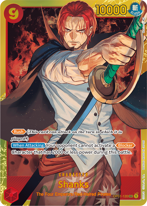 OP01-120 - Shanks - Secret Rare