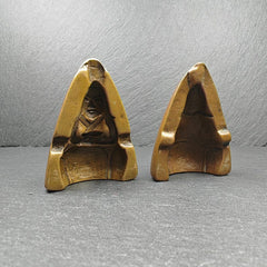 Old Guru Dewa Chenpo Guru Rinpoche Tsa Tsa Mold: Tibetan Buddha Statue Maker for Ritual Sacred Art & Offering