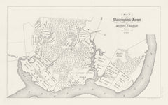 Washington's Farms at Mount Vernon, from a survey by George Washington 1843 map