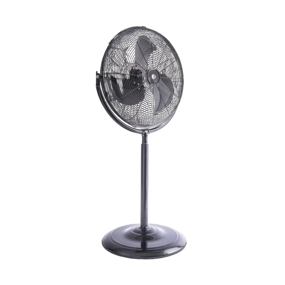 Equation metal Stand Fan 45cm 120W - Black