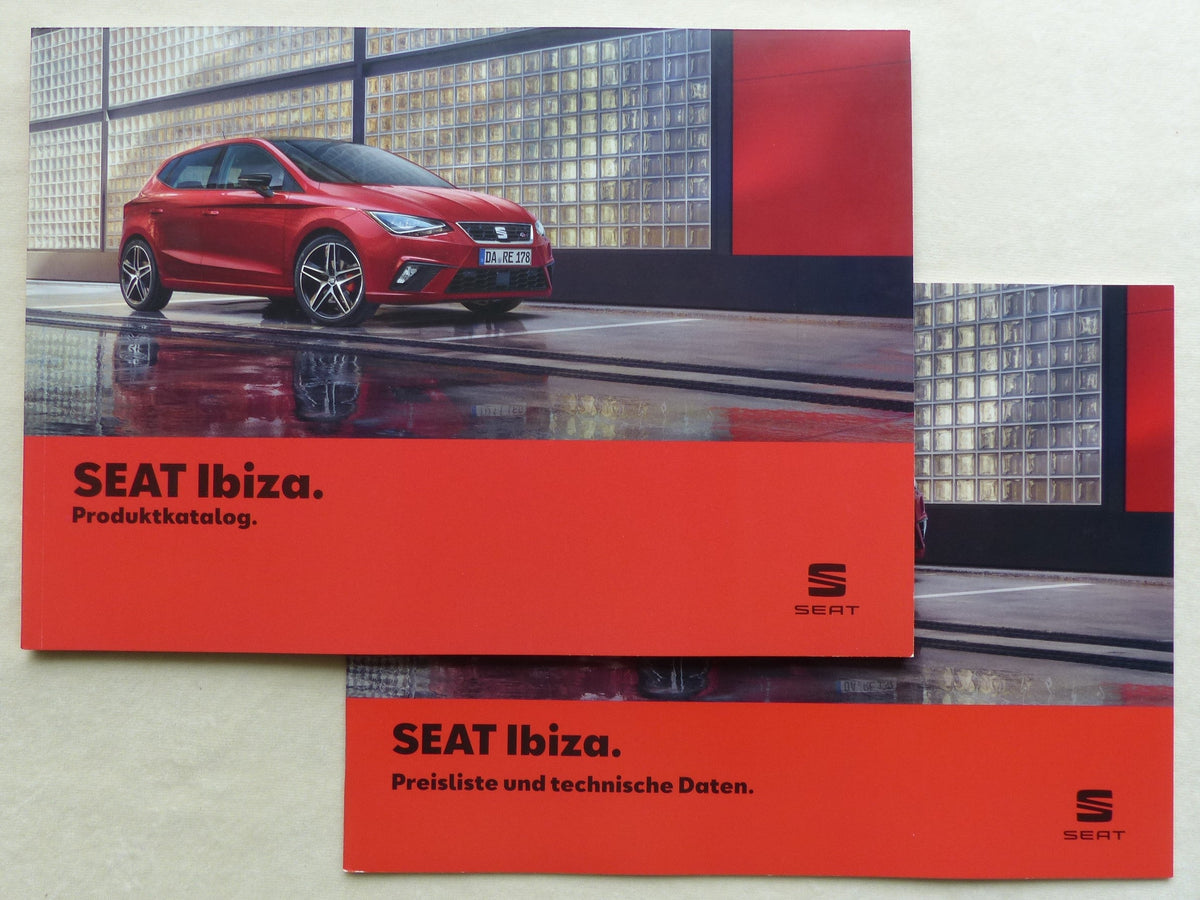 Seat Ibiza FR Black Edition MJ 2020 - Prospekt Brochure + Preisliste 07.2019