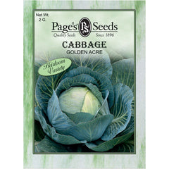 Cabbage Golden Acre Seed Heirloom - 1 Packet - Seed World