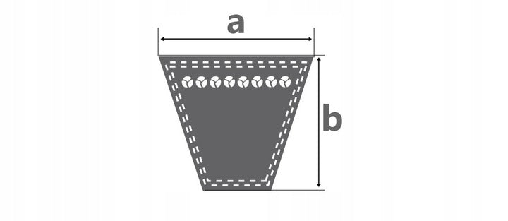 PAS KLINOWY ZĘBATY PASEK AX/X13 2680 | X13 X 2680 - Centrum Techniczne Gałązka