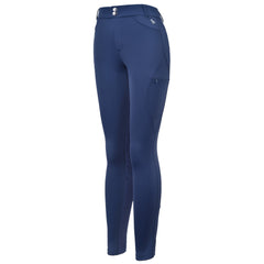 Hoof & Haute Women's Horse Riding Pants Side Zipper Pockets | Silicone Full-Seat Breeches | Equestrian Performance