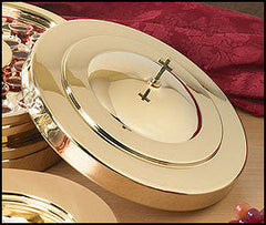 Communion Tray Cover - Brass Finish