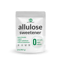 Deal Supplement Allulose Sweetener – Natural Sugar Substitutes, No Aftertaste 2Ib