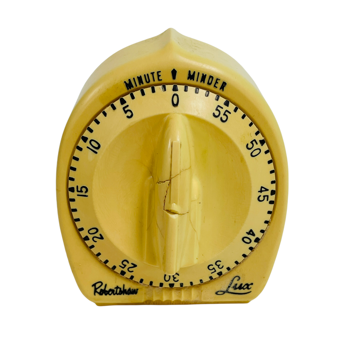 Robertshaw Lux Vintage Minute Minder Atomic Rocket Dial Knob Kitchen Timer
