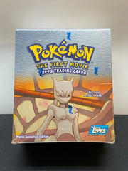 Pokemon The First Movie 1999 Topps Blue Logo Booster Box