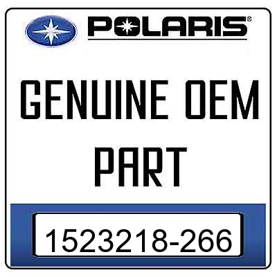 An Image of the Genuine Polaris Logo  reading 'GENUINE OEM PART' 1523218-266