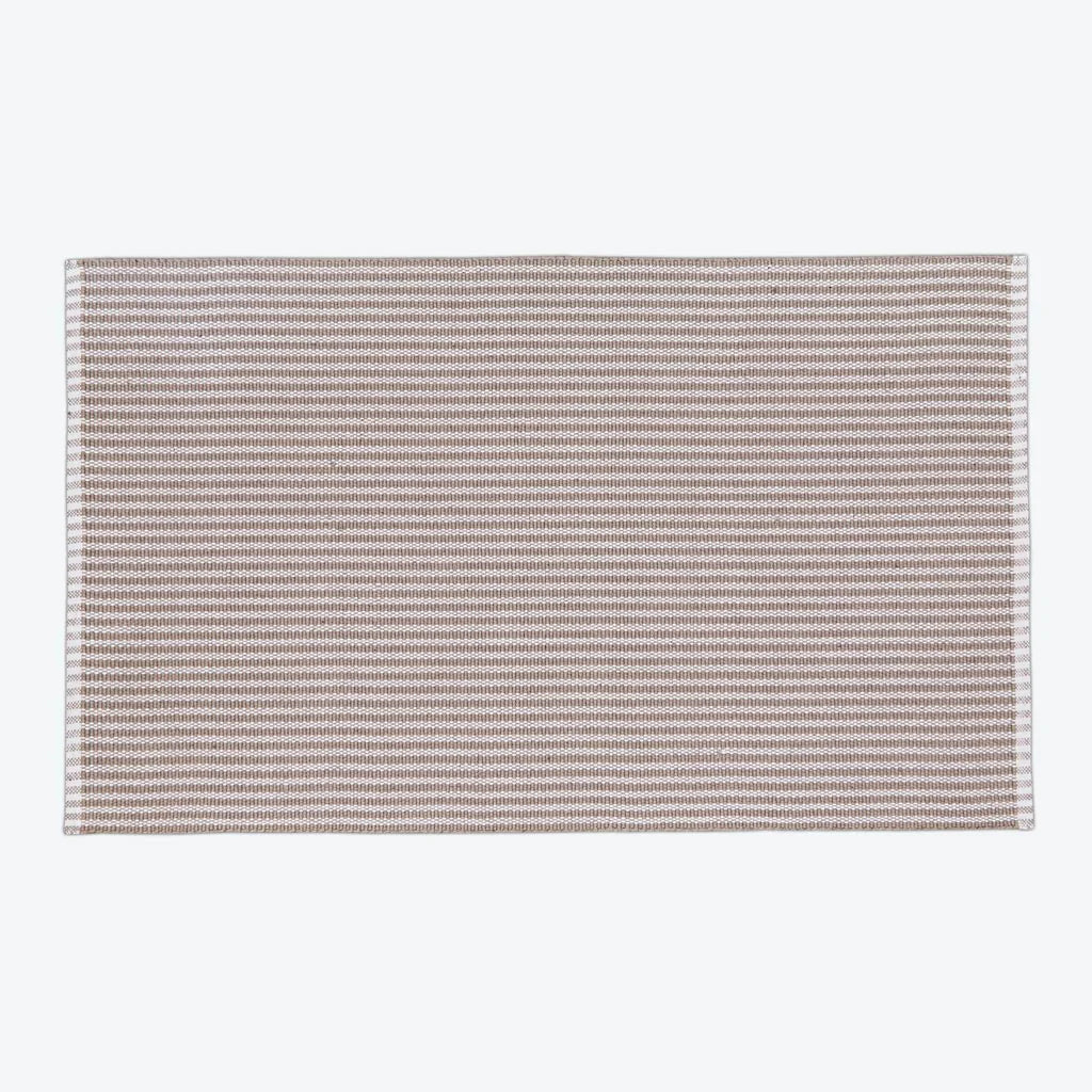 Weaver Green Polperro Stripe Chinchilla Rug
