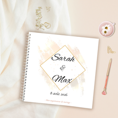 Livre organisateur de mariage personnalisable