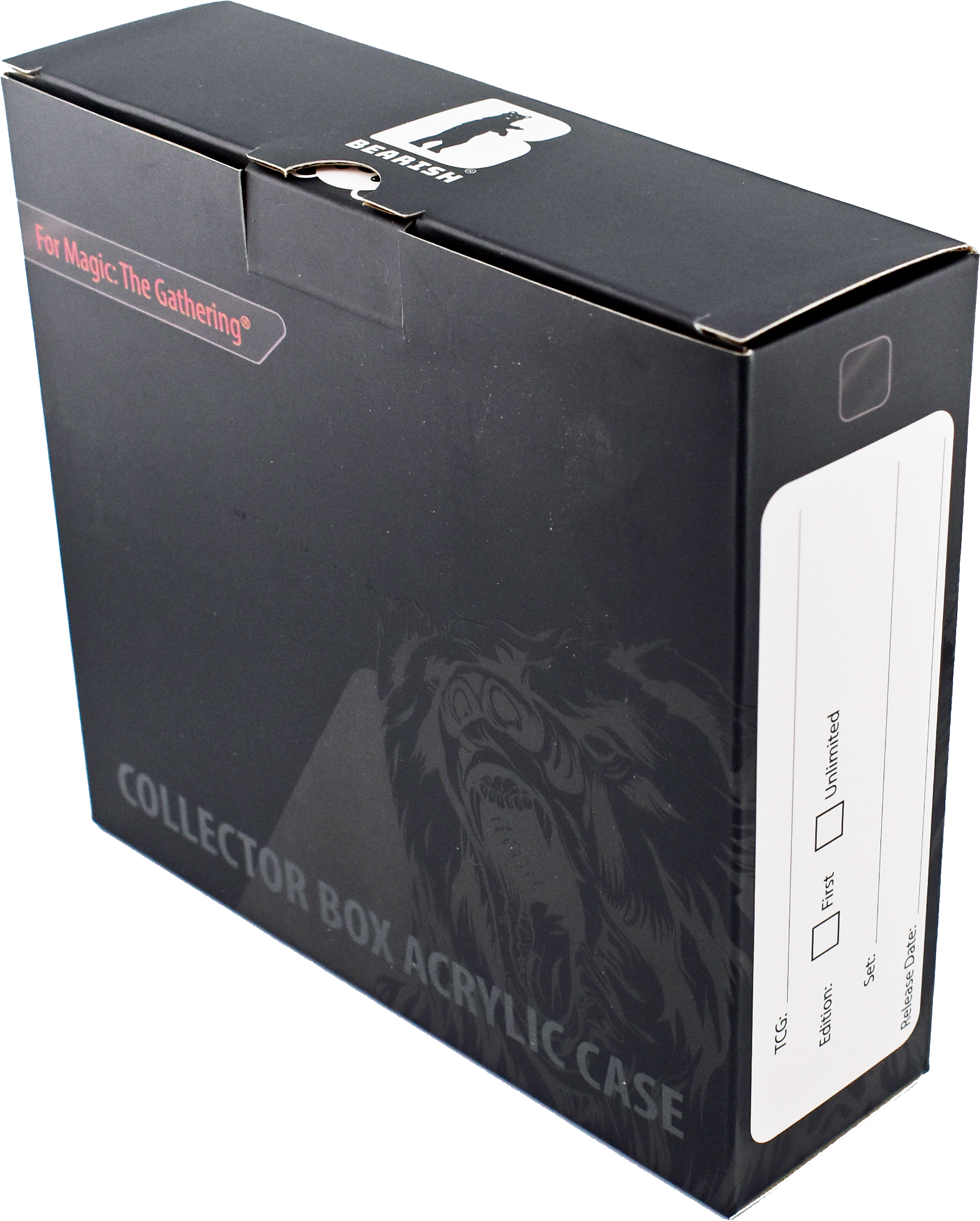 Bearish Sliding Pane Acrylic Case - Fits Collector Booster Boxes (AC-MTG002SP)