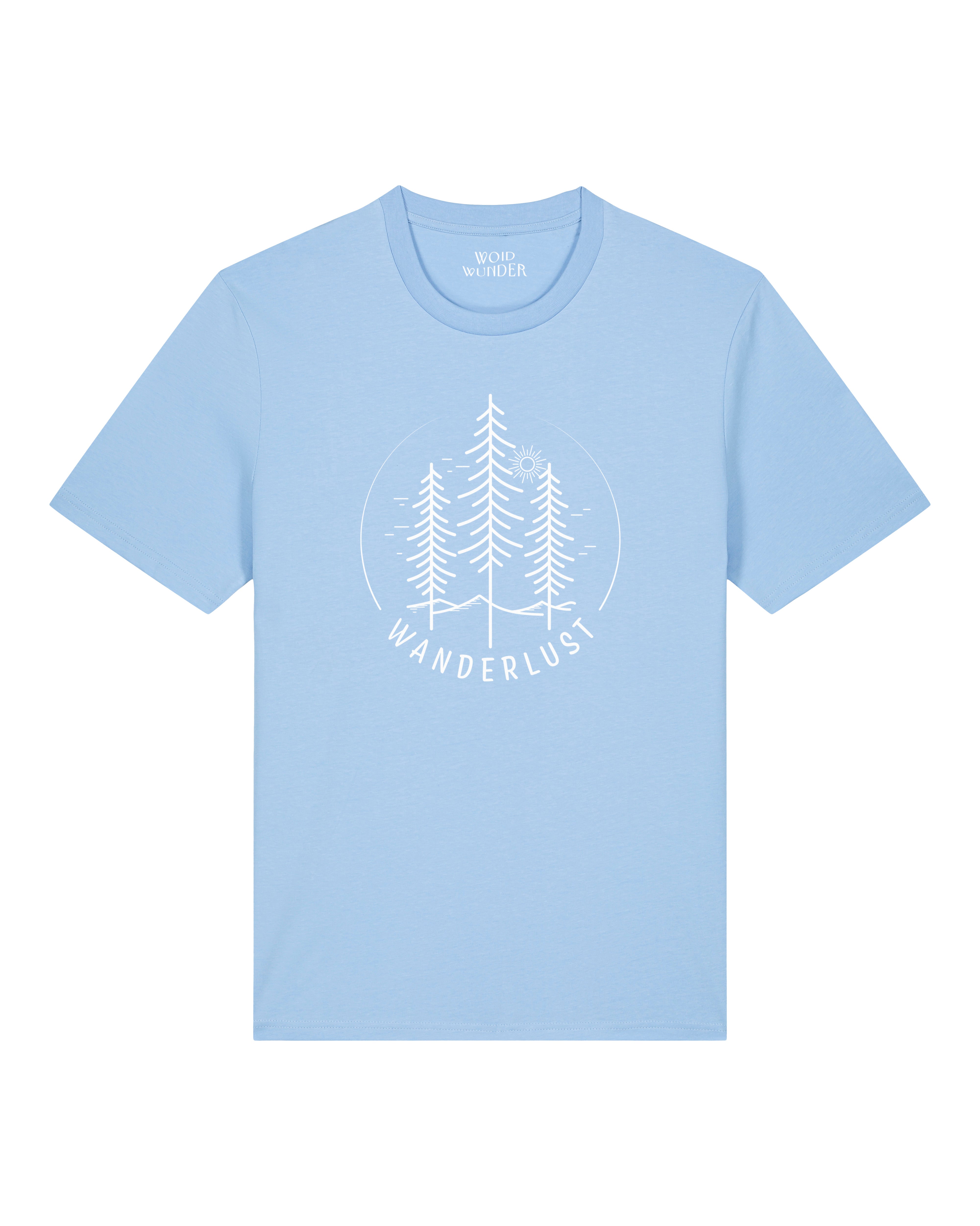 Unisex T-Shirt Wanderlust Blau